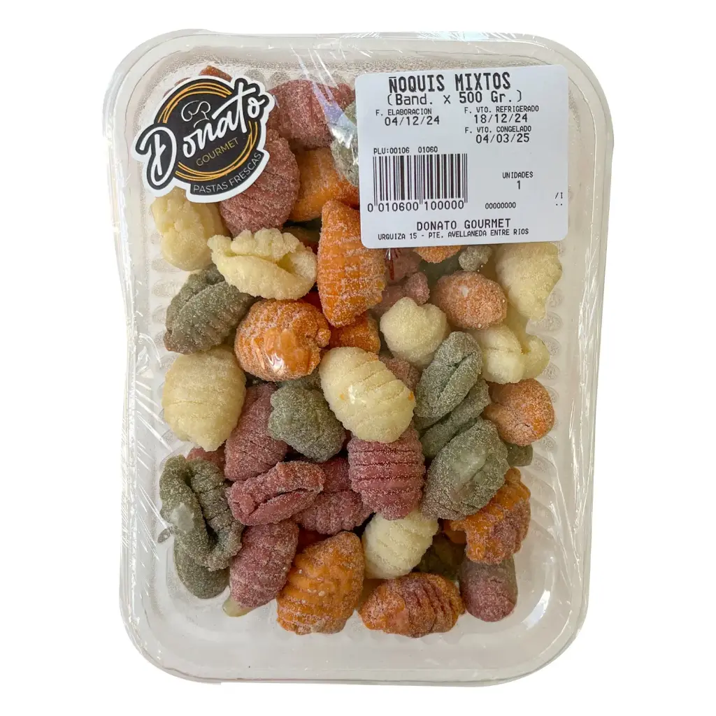 ÑOQUIS MIXTOS (Band. x 500 Gr.)