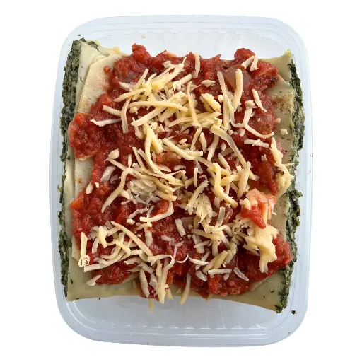 [06480] LASAÑA VERDURA QUESO Y SALSA ROJA (BEGGIE) (Band. x 500 Gr.)