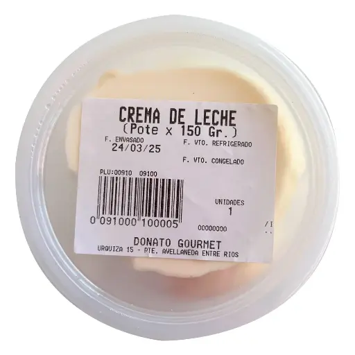 [09120] CREMA DE LECHE (Pote x 250 Gr.)