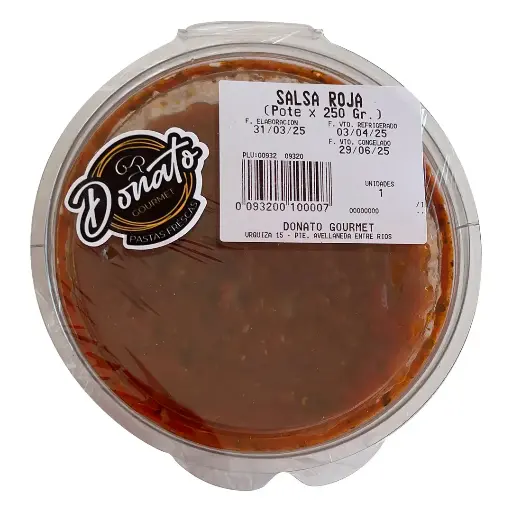 [09320] SALSA ROJA (Pote x 250 Gr.)