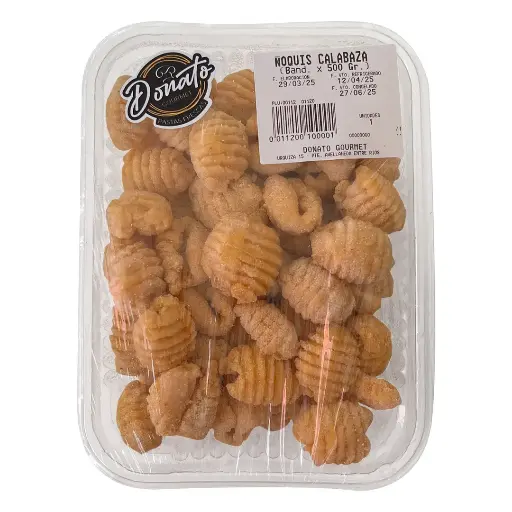 [01120] ÑOQUIS CALABAZA (Band. x 500 Gr.)